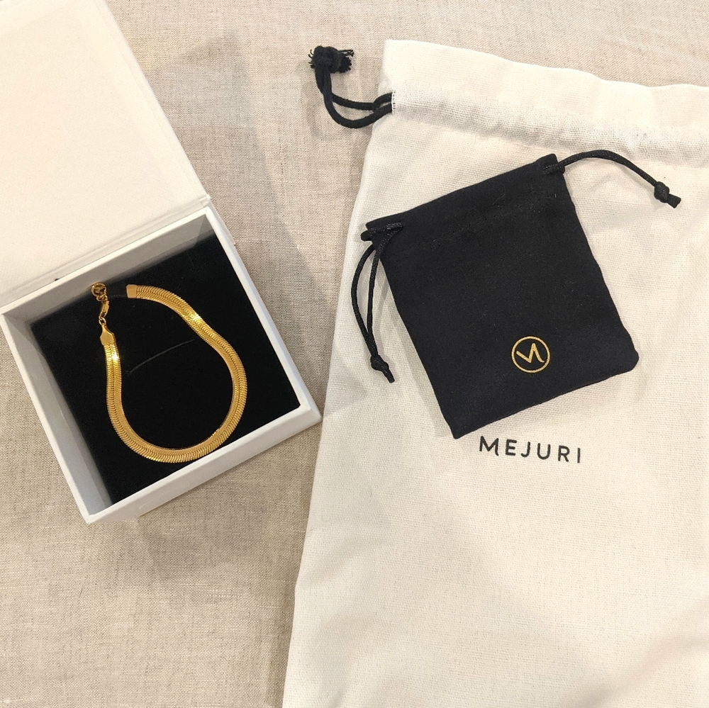 Mejuri Herringbone Bracelet